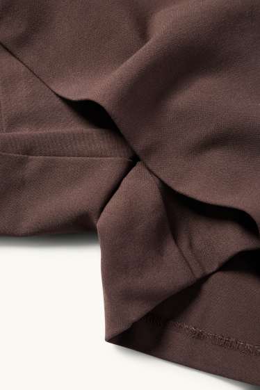 Dames - Skort - donkerbruin