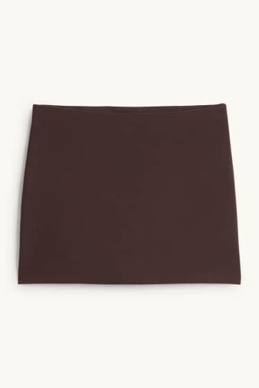 Dames - Skort - donkerbruin