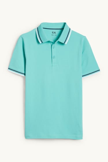 Enfants garçons - Polo - turquoise clair