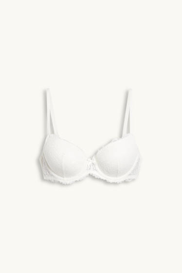 Femmes - Soutien-gorge avec armatures - FULL COVERAGE - ampliforme - blanc