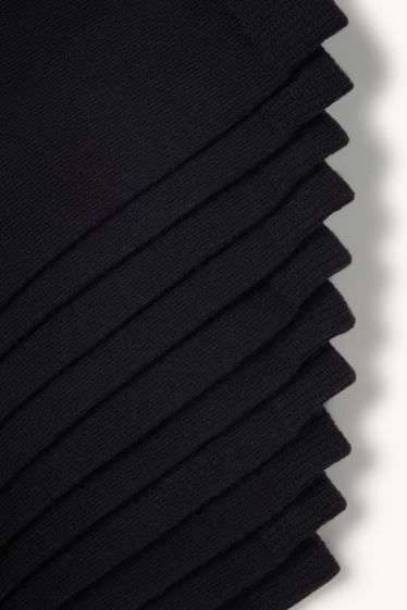 Damen - Multipack 5er - Socken - schwarz