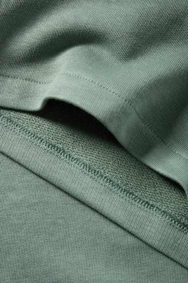 Enfants garçons - Skateboard - ensemble - T-shirt et short en molleton - 2 pièces - blanc / vert