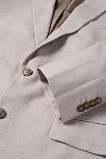 Uomo - Giacca coordinabile - regular fit - Flex - grigio