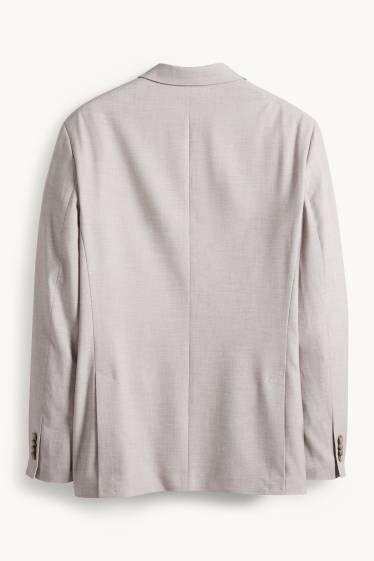 Uomo - Giacca coordinabile - regular fit - Flex - grigio