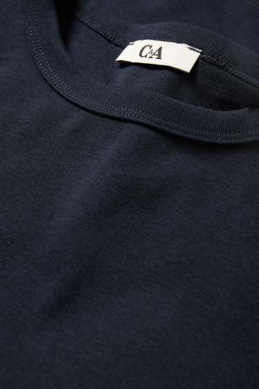 Femei - Tricou - slim fit - albastru închis