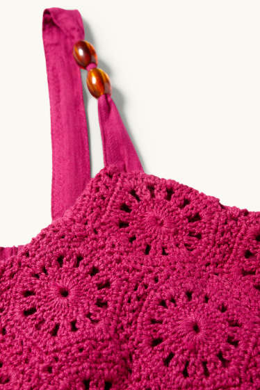 Copii - Fete - Rochie - structurată - roz închis