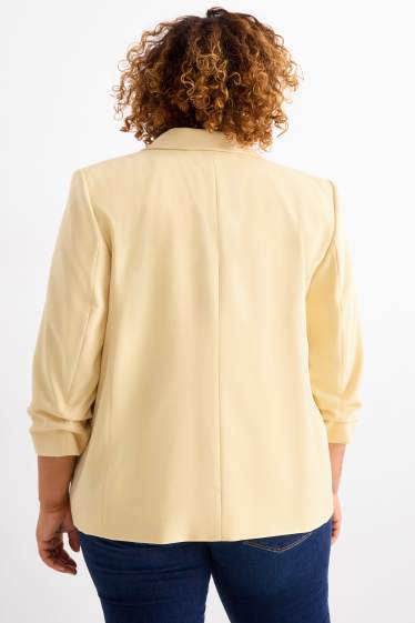 Donna - Blazer - regular fit - giallo chiaro