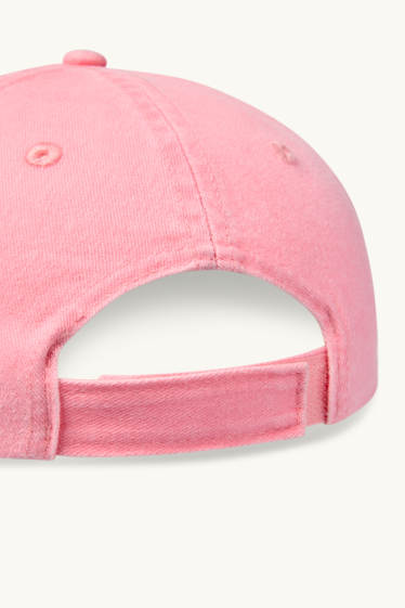Copii - Fete - Șapcă de baseball - alb / roz