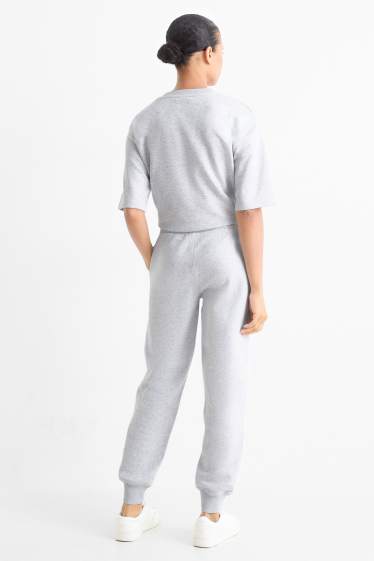 Femmes - Pantalon de jogging - gris clair chiné