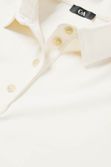 Damen - Poloshirt - Relaxed Fit - beige