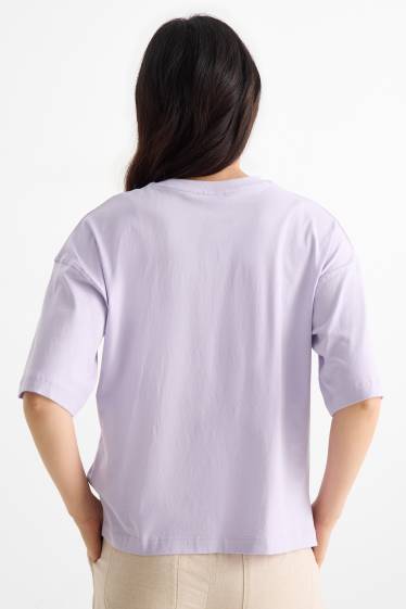 Damen - T-Shirt - Regular Fit - lila