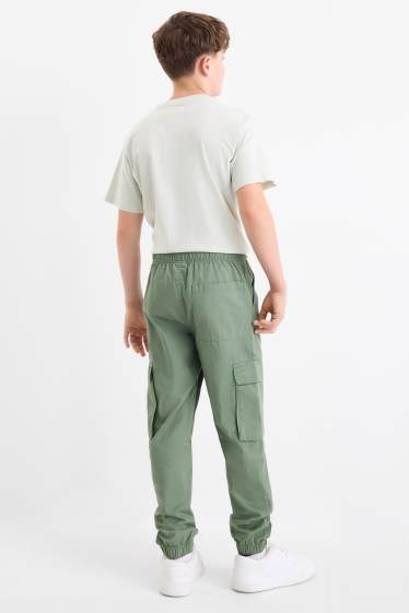 Children Boys - Cargo trousers - dark green