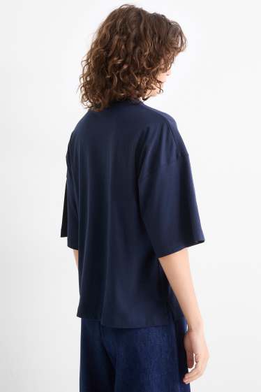 Femmes - T-shirt - regular fit - bleu foncé