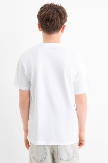 Children Boys - Clash of Clans - short sleeve T-shirt - white