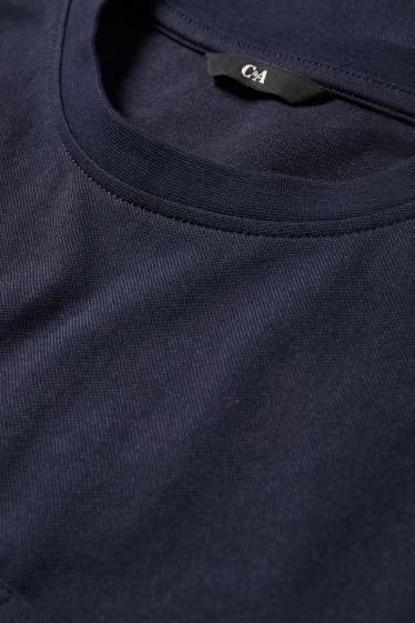 Men - T-shirt - regular fit - dark blue
