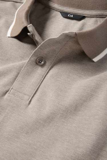 Herren - Poloshirt - Regular Fit - beige