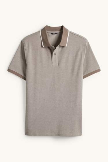 Herren - Poloshirt - Regular Fit - beige