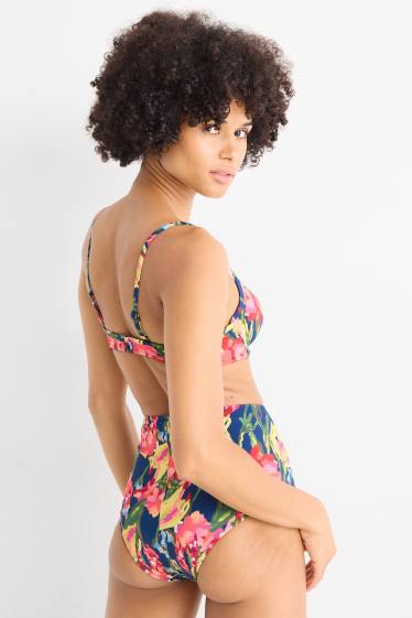 Women - Underwire bikini top - padded - LYCRA® XTRA LIFE™ - multicoloured