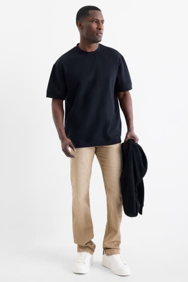 Heren - Straight jeans - beige