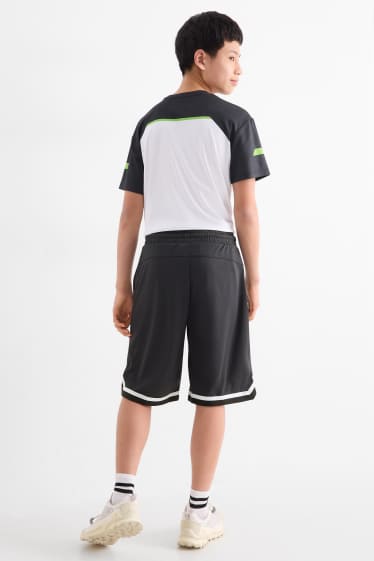 Děti - chlapci - Funkční šortky - černá