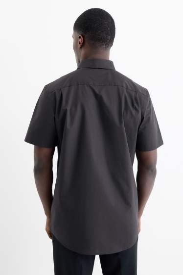 Herren - Businesshemd - Regular Fit - Kent - schwarz