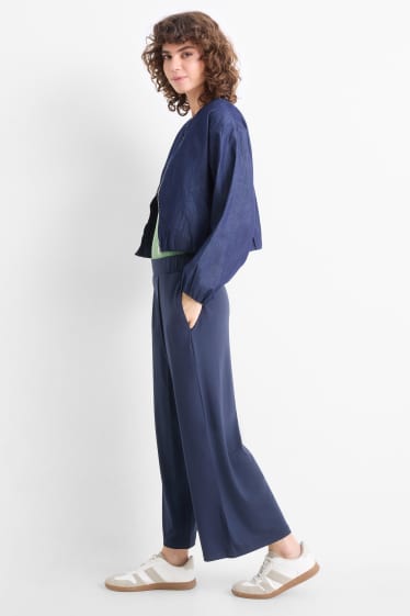 Femei - Pantaloni de trening - albastru închis