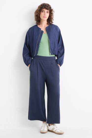 Femei - Pantaloni de trening - albastru închis