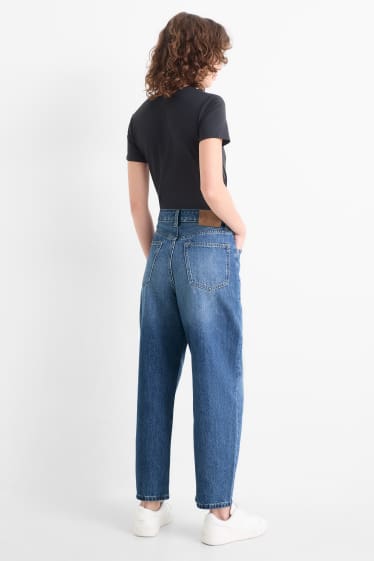 Dona - Barrel Jeans - high waist - blau