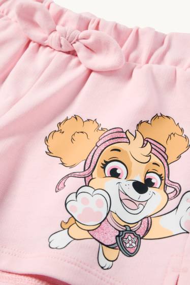 Children Girls - PAW Patrol - Skye - shorts - shiny - rose