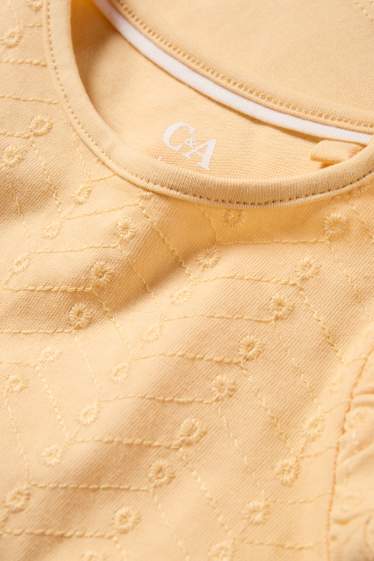 Bebés niñas - Camiseta de manga corta para bebé - amarillo