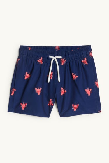 Enfants garçons - Homard - short de bain - bleu foncé