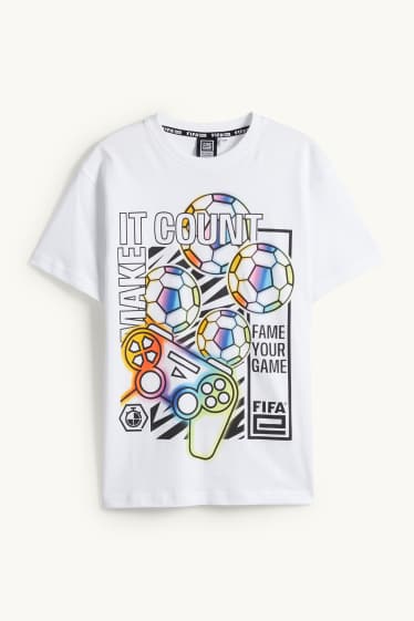 Niños - FIFA® - camiseta de manga corta - blanco