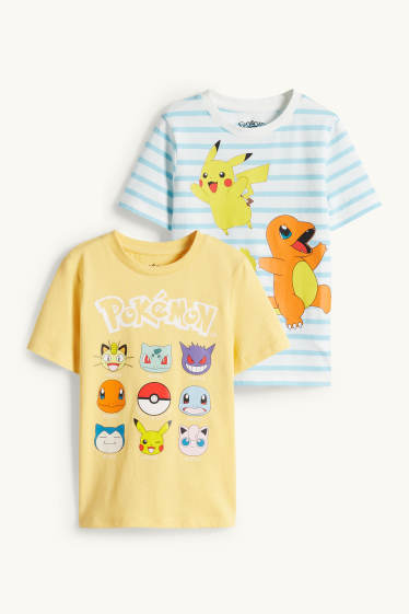 Nen - Paquet de 2 - Pokémon - samarreta de màniga curta - groc clar