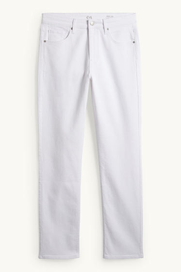 Hommes - Straight jean - blanc