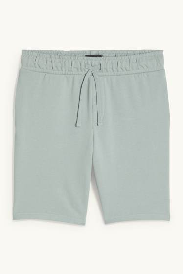 Uomo - Shorts di felpa - verde