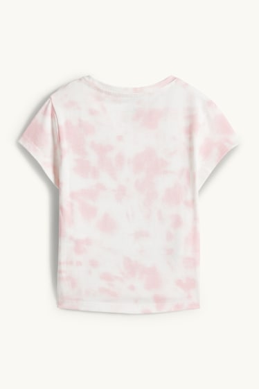 Bambine - PAW Patrol - Skye - t-shirt - effetto brillante - fantasia - bianco / rosa