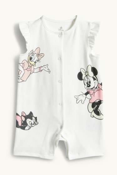 Bébés filles - Disney - pyjama bébé - côtelé - blanc
