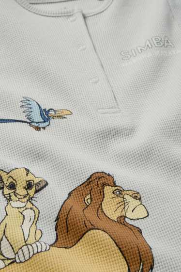 Baby Boys - The Lion King - baby sleepsuit - textured - mint green