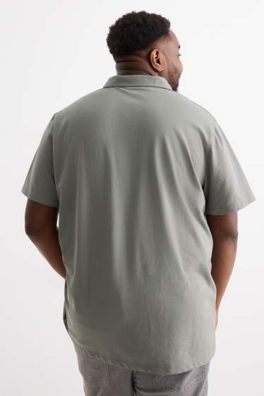 Herren - Poloshirt - Regular Fit - grau