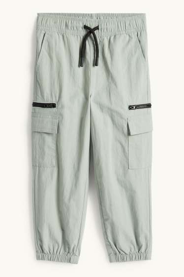 Children Boys - Cargo trousers - light green