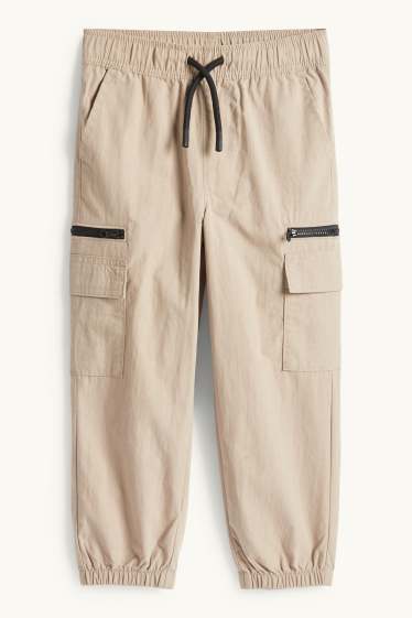 Children Boys - Cargo trousers - light brown