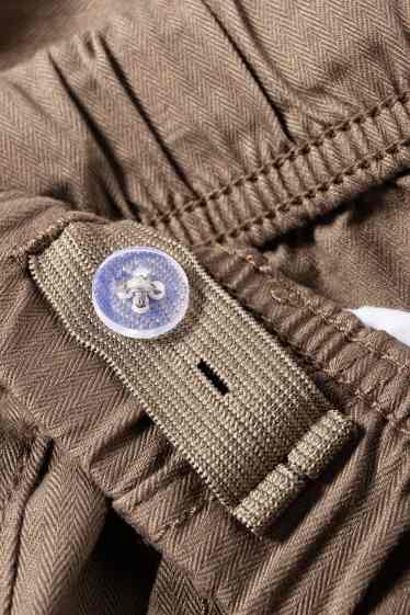 Kinderen: jongens - Cargobroek - taupe