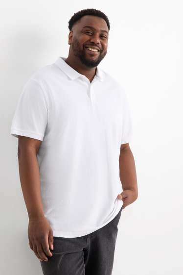 Men - Polo shirt - white