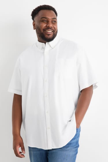 Home - Camisa - regular fit - button-down - blanc