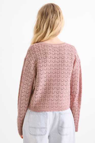 Enfants filles - Pull - rose