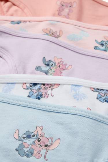 Bambine - Confezione da 5 - Lilo & Stitch - slip - colorato