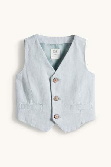 Nadó nen - Conjunt per a nadó - 4 peces - de festa - blanc