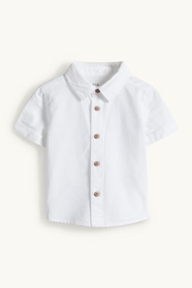 Nadó nen - Conjunt per a nadó - 4 peces - de festa - blanc