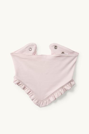 Baby Mädchen - Blümchen - Geschenkset - 3 teilig - weiss / rosa