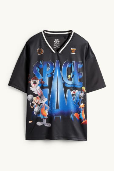 Kinderen: jongens - Space Jam - T-shirt - blauw / zwart